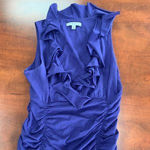 CAbi Ruffle Tank - Purple - Medium